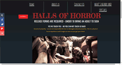 Desktop Screenshot of hallsofhorror.net
